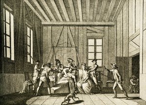 Assassination of Jean-Paul Marat in 1793