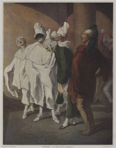 Detail from La Presentation (The Presentation) by Pierre (after) Gavarni