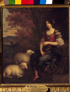 Portrait of Madame Deshoulieres, Antoinette Ligier de La Garde (1637-1694) poet