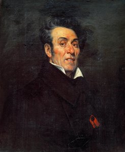 Portrait of Alphonse de Lamartine by Pierre Achille Coqueret