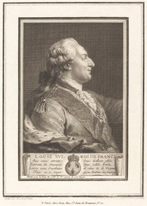 Louis XVI, King of France by Pierre Adrien Le Beau after Benedict Alphonse Nicolet