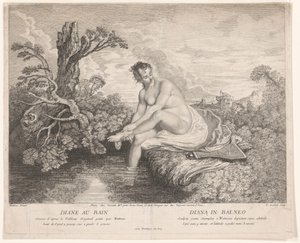 The Bath of Diana by Pierre Alexandre Aveline