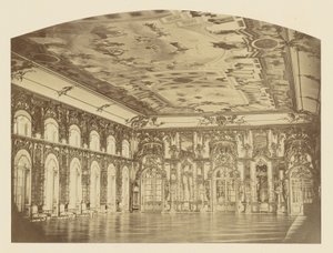 Palace of Tsarskoe-Selo, Grand Hall by Pierre Ambrose Richebourg