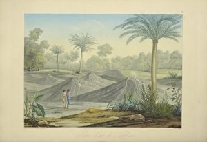 Air Volcanoes of Turbaco, Engraved by Bouquet, Illustration from 