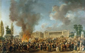 The Festival of Unity and Indivisibility on August 10, 1793