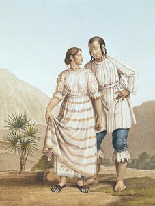 Mexican Indian Costume by Pierre Antoine Marchais