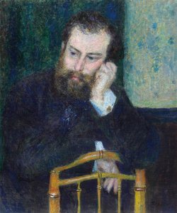Alfred Sisley by Pierre Auguste Renoir