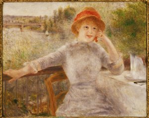 Alphonsine Fournaise by Pierre Auguste Renoir