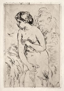 Standing Bather by Pierre Auguste Renoir