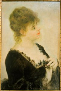 Portrait of a Young Woman by Pierre Auguste Renoir