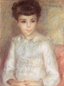 Portrait of a Young Girl with Brown Hair