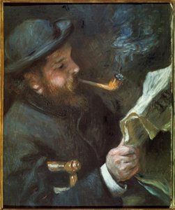 Claude Monet by Pierre Auguste Renoir