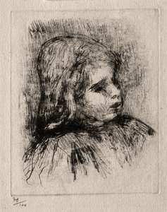 Claude Renoir, Three-Quarter View to the Right, 1908