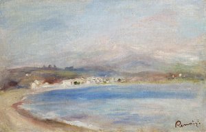 Cros de Cagnes, Sea, Mountains, c.1910 by Pierre Auguste Renoir