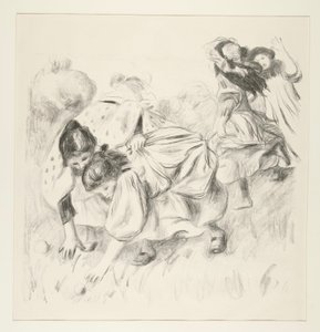 Children Playing Ball by Pierre Auguste Renoir