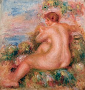 Female Nude in a Landscape, 1915