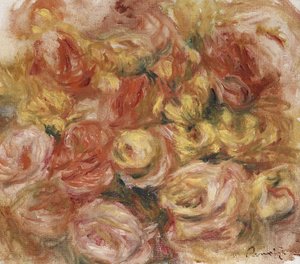 Flower Sketch, c.1914 by Pierre Auguste Renoir
