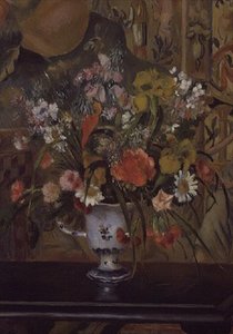 Flowers in a Vase by Pierre Auguste Renoir