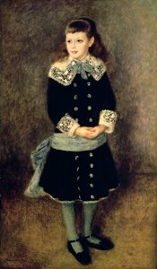 Girl with a Blue Sash by Pierre Auguste Renoir