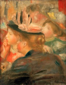 At the Theater by Pierre Auguste Renoir