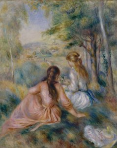 In the Meadow by Pierre Auguste Renoir