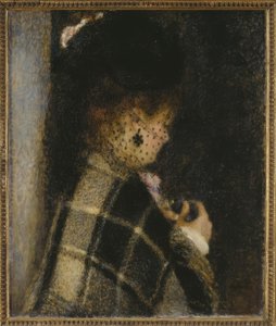 Young Woman with a Veil by Pierre Auguste Renoir
