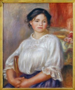 Seated Young Girl by Pierre Auguste Renoir