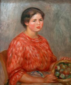 The Fruit Seller by Pierre Auguste Renoir