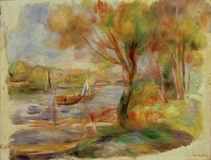 The Seine at Argenteuil by Pierre Auguste Renoir