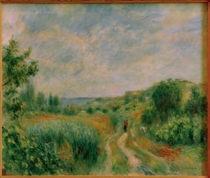 Landscape near Essoyes by Pierre Auguste Renoir