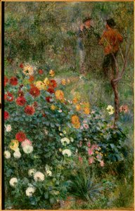 The Garden on Rue Cortot in Montmartre by Pierre Auguste Renoir