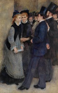 Leaving the Conservatory by Pierre Auguste Renoir