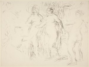 The Bathers by Pierre Auguste Renoir