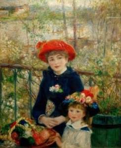 The Two Sisters (on the Terrace) by Pierre Auguste Renoir