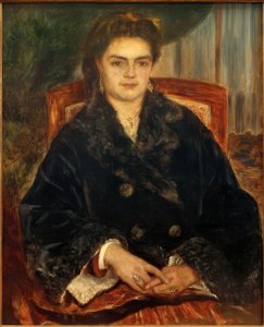 Madame Edouard Bernier by Pierre Auguste Renoir