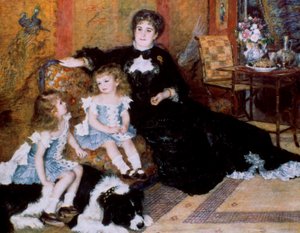 Madame Georges Charpentier and Her Children by Pierre Auguste Renoir