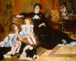 Madame Georges Charpentier and Her Children by Pierre Auguste Renoir