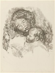 Maternity, large plate