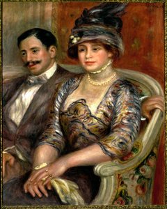 Monsieur et Madame Bernheim de Villers - Portrait of Gaston Bernheim de Villers by Pierre Auguste Renoir