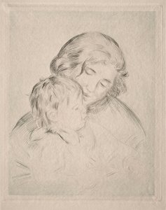Mother and Child by Pierre Auguste Renoir