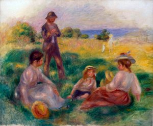 Party in the Country at Berneval, 1898 by Pierre Auguste Renoir