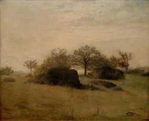 Landscape of Fontainebleau by Pierre Auguste Renoir