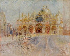 Place San Marco, Venice by Pierre Auguste Renoir