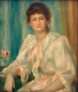 Portrait of a Young Woman in White