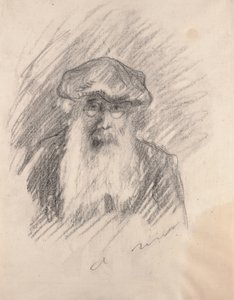 Portrait of Camille Pissarro, c.1893-94 by Pierre Auguste Renoir
