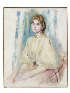 Portrait of Mademoiselle Yvonne Lerolle by Pierre Auguste Renoir