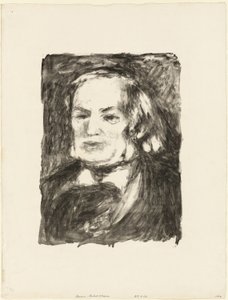 Portrait of Richard Wagner by Pierre Auguste Renoir