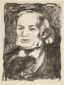 Portrait of Richard Wagner by Pierre Auguste Renoir