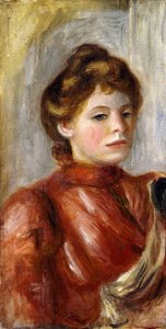 Portrait of Woman by Pierre Auguste Renoir