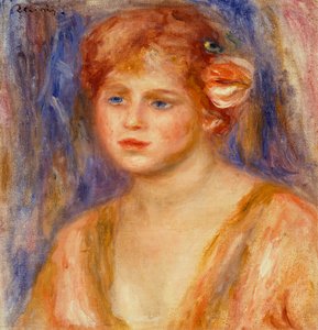 Portrait of a Young Girl by Pierre Auguste Renoir